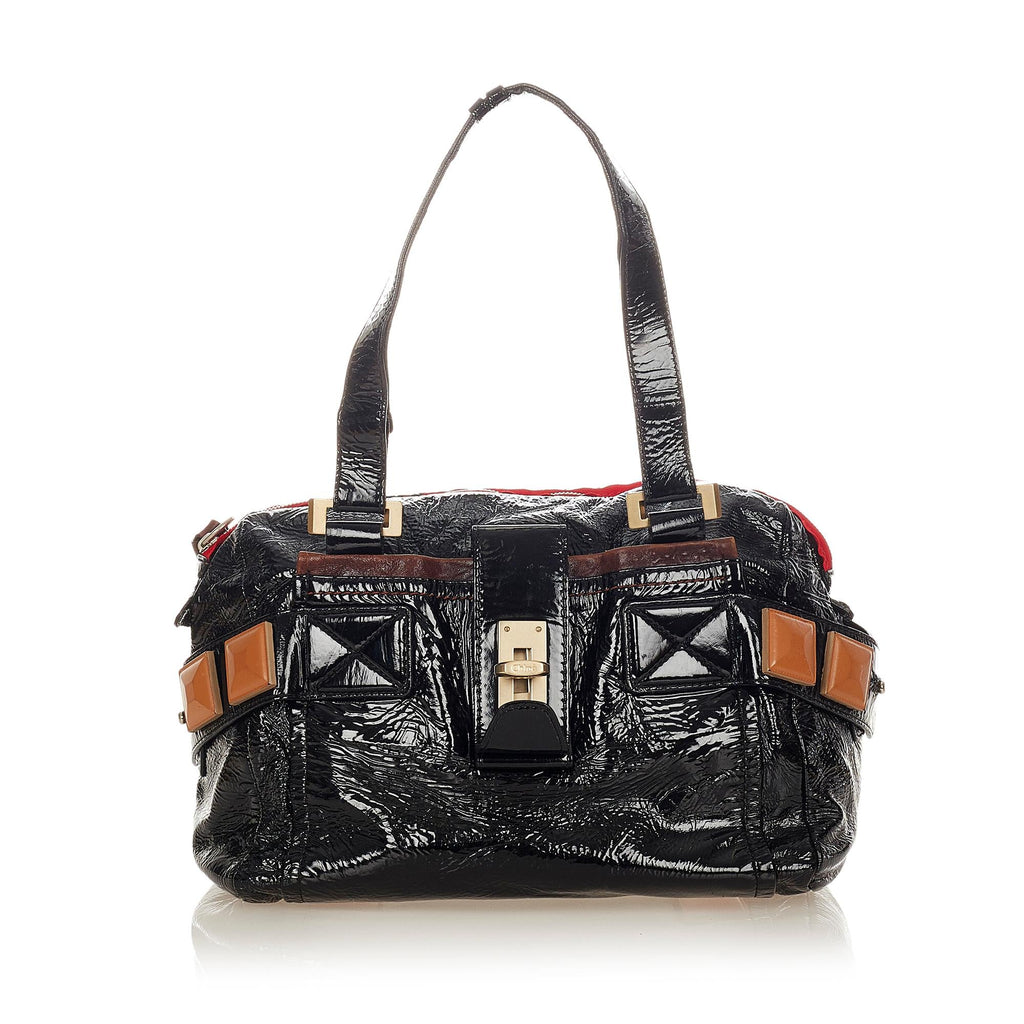 Chloe Audra Leather Shoulder Bag (SHG-26147)