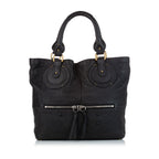 Chloe Aurore Leather Tote Bag (SHG-28264)