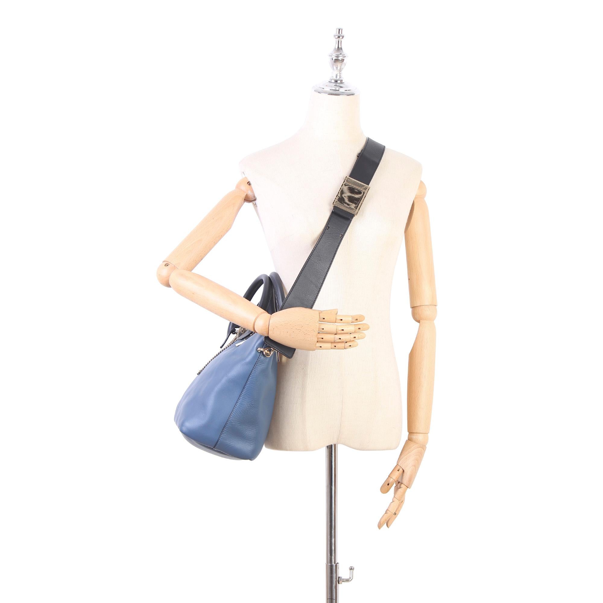 Chloe Leather Bailey Satchel (SHG-12492)