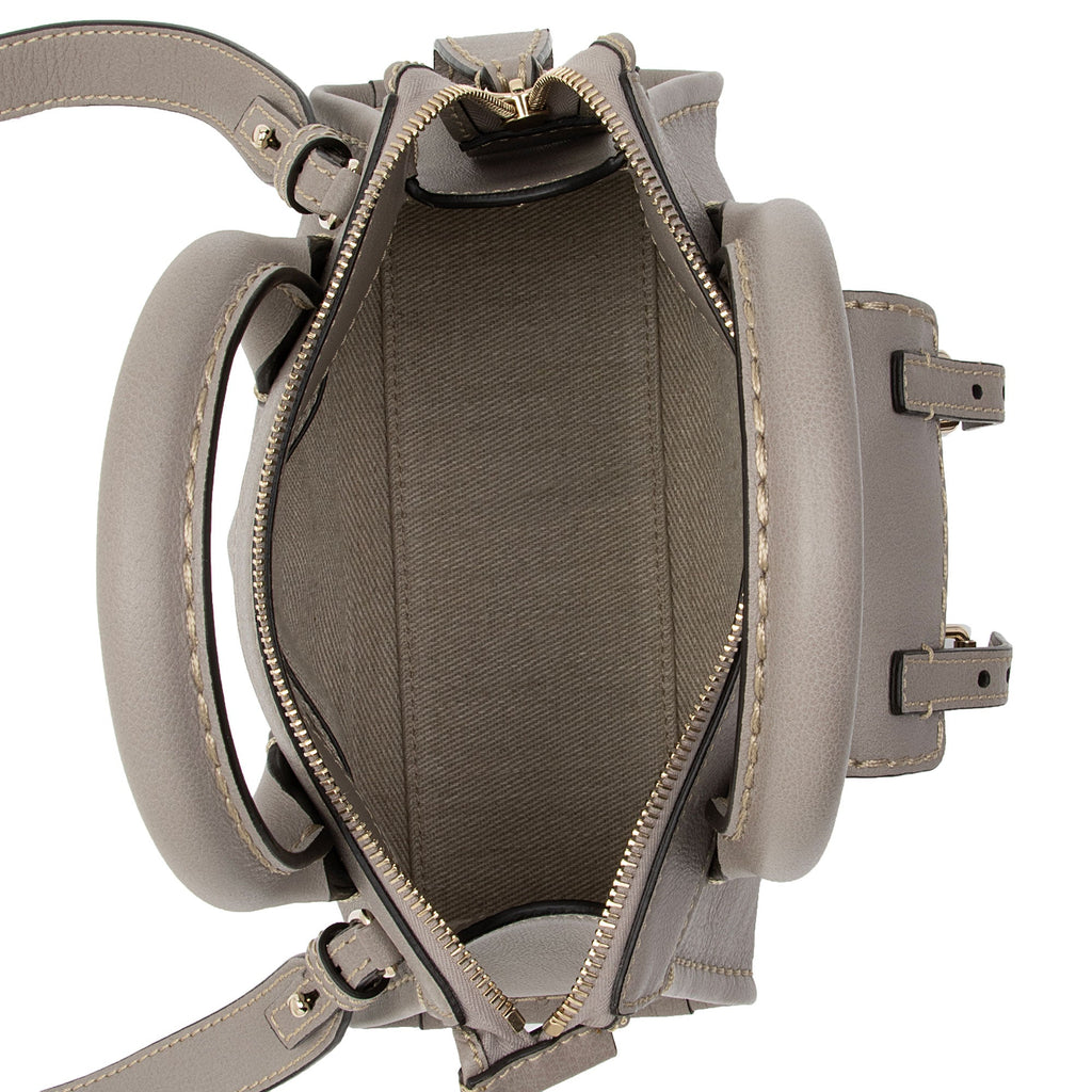 Chloe Buffalo Leather Edith Mini Bag (SHF-bTcFSi)