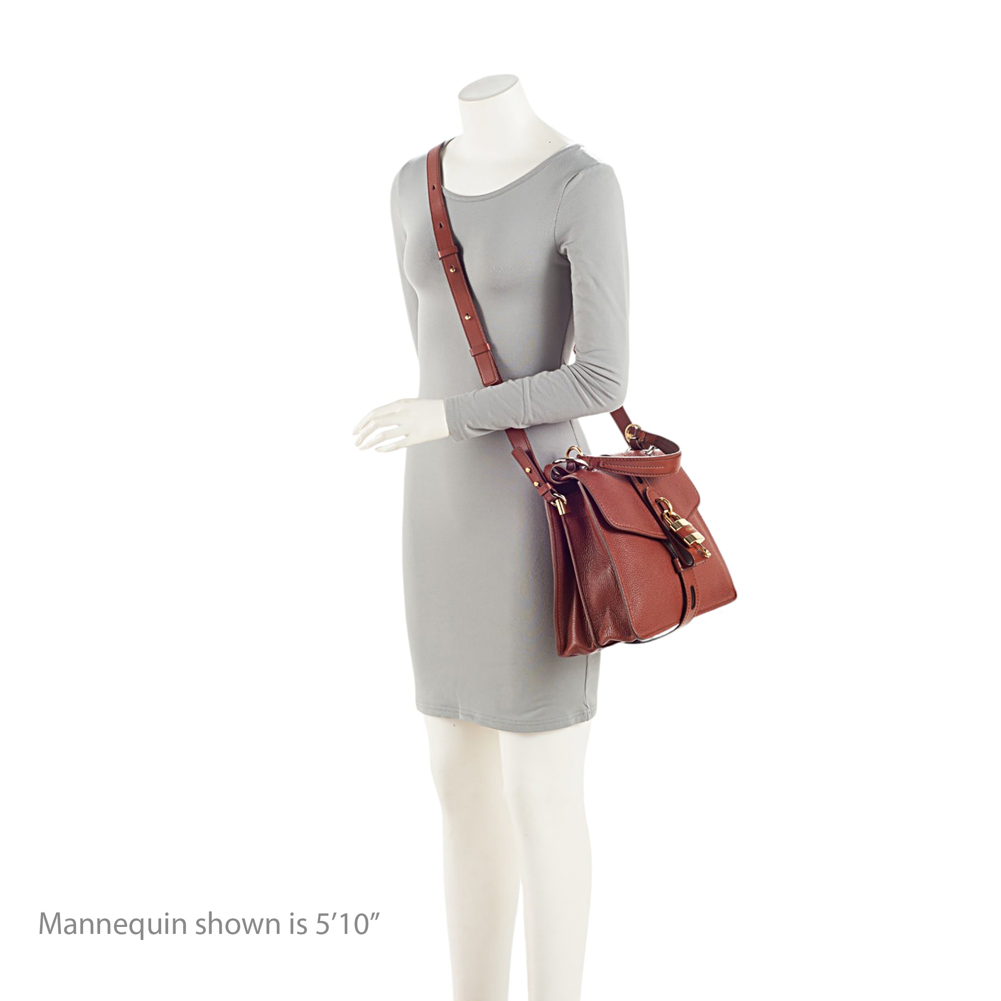 Chloe Calfskin Aby Day Medium Shoulder Bag (SHF-xPqlh7)