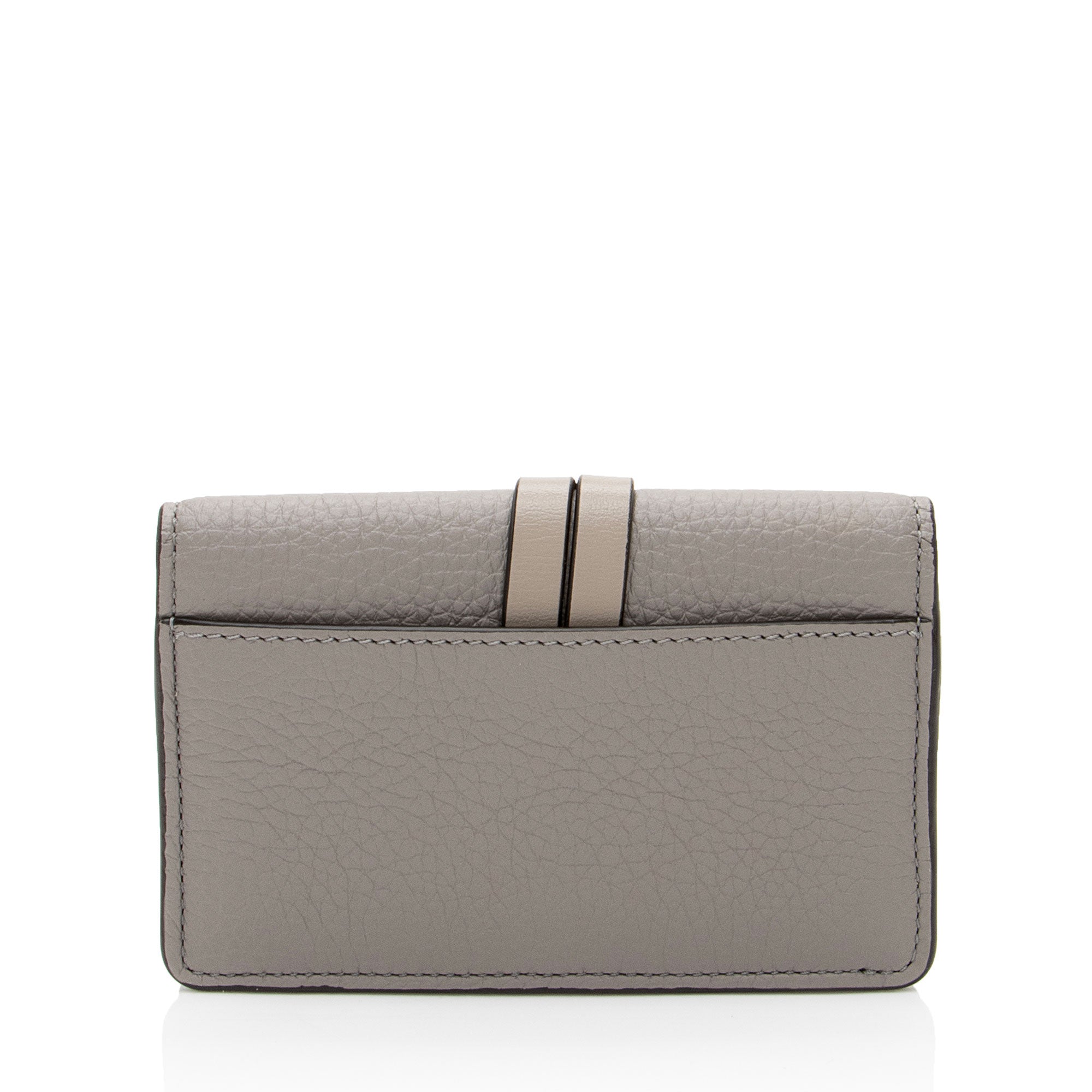 Chloe Calfskin Alphabet Card Holder