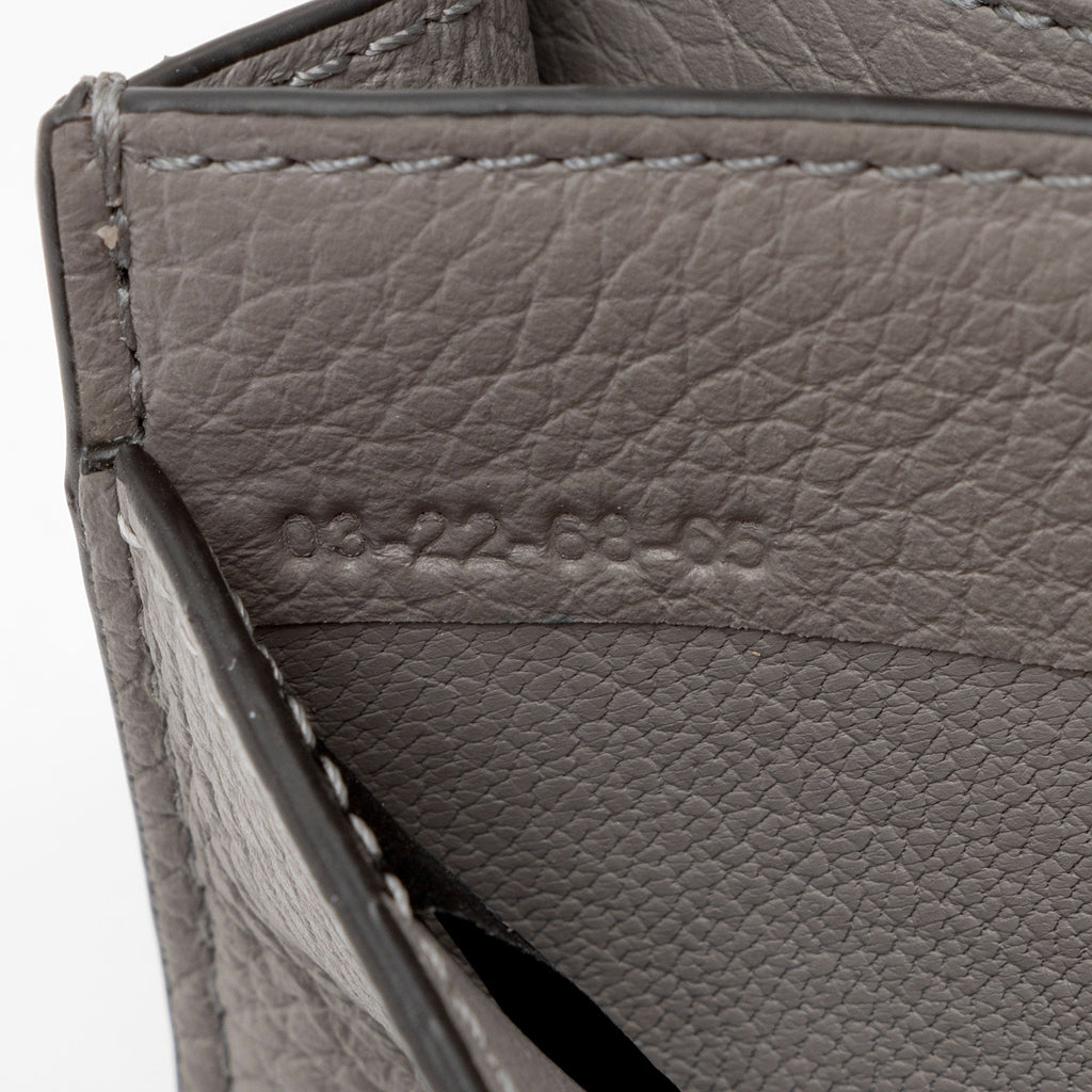Chloe Calfskin Alphabet Card Holder