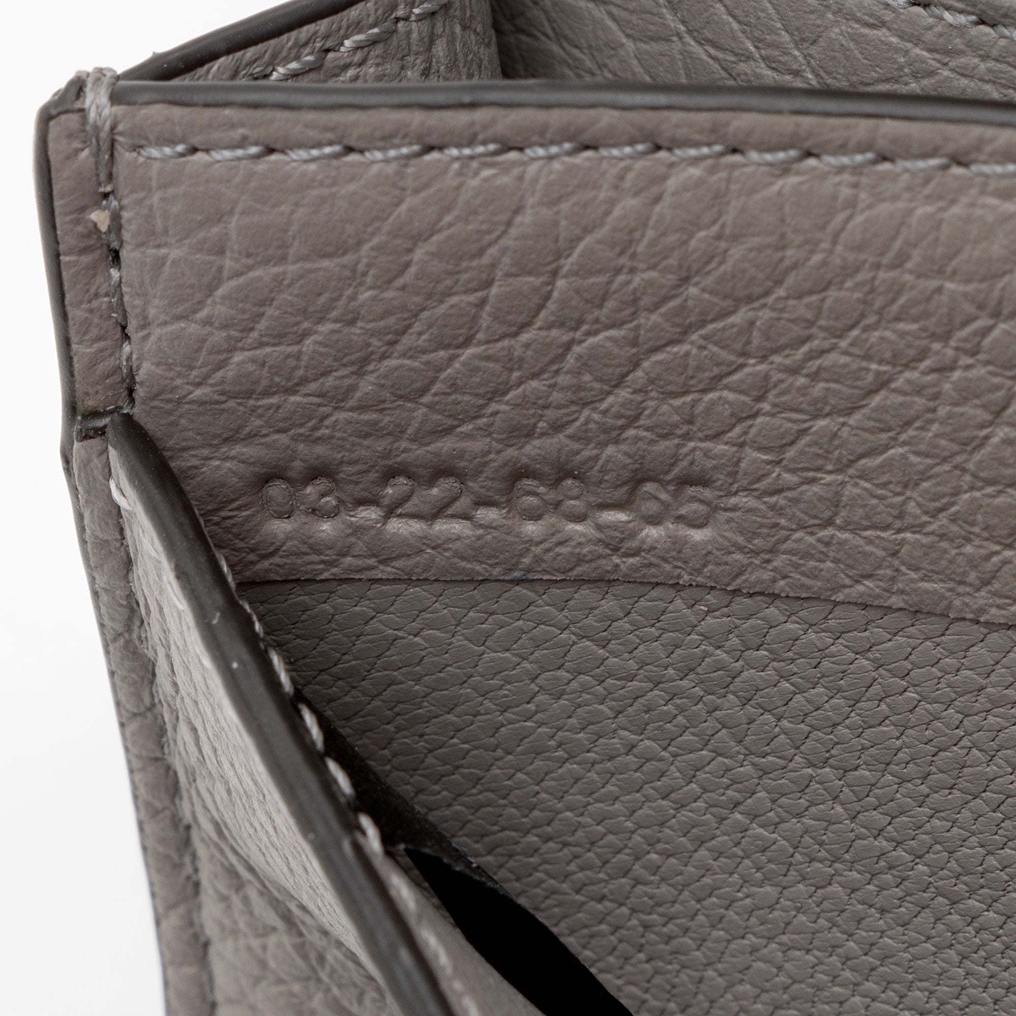 Chloe Calfskin Alphabet Card Holder