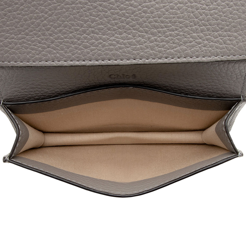 Chloe Calfskin Alphabet Card Holder