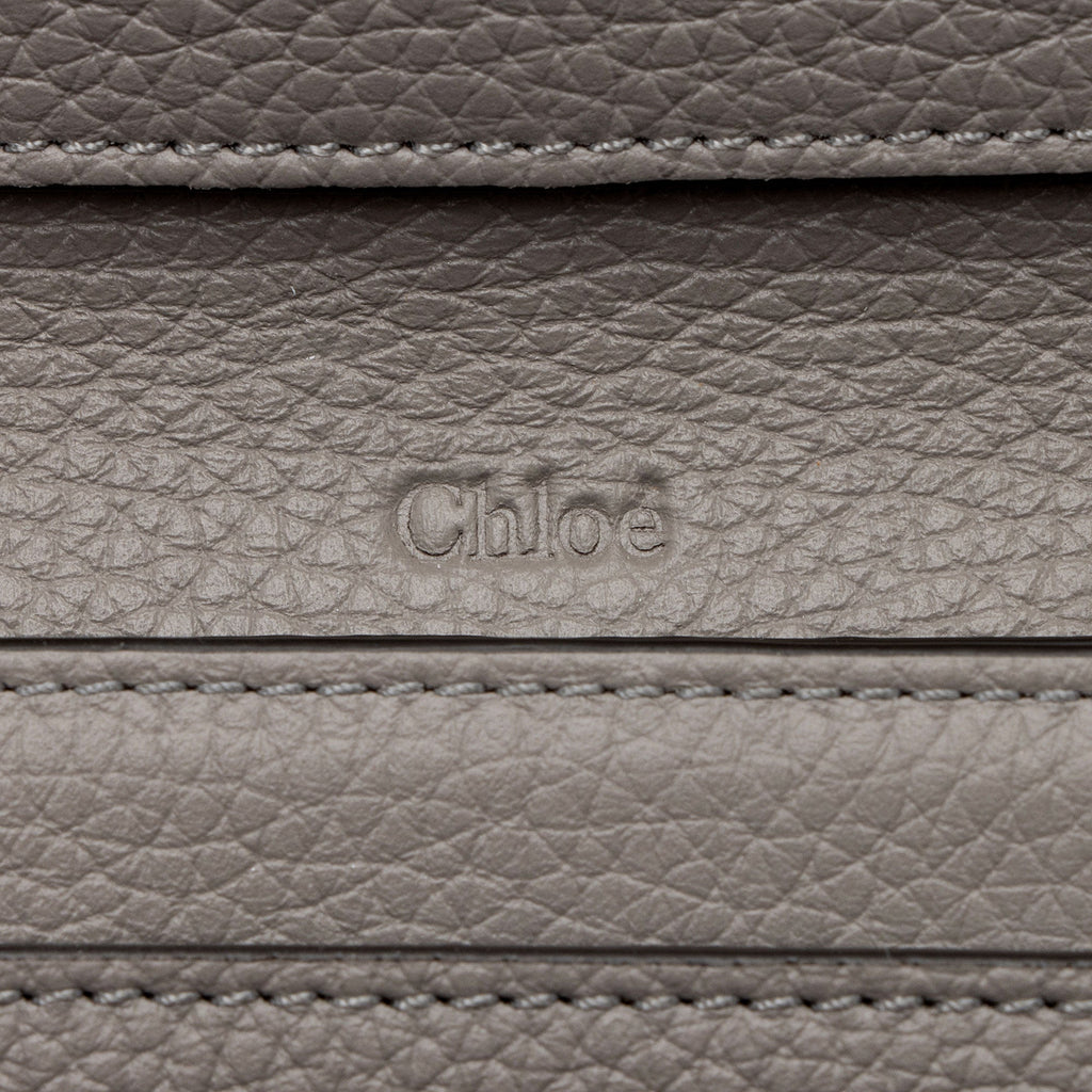 Chloe Calfskin Alphabet Card Holder