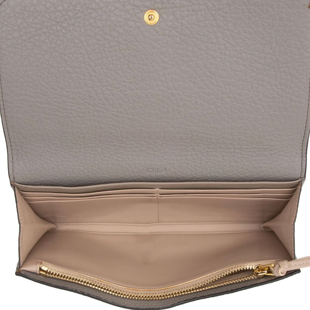 Chloe Calfskin Alphabet Continental Wallet (SHF-EGN1rO)
