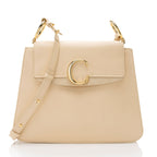 Chloe Calfskin C Medium Shoulder Bag