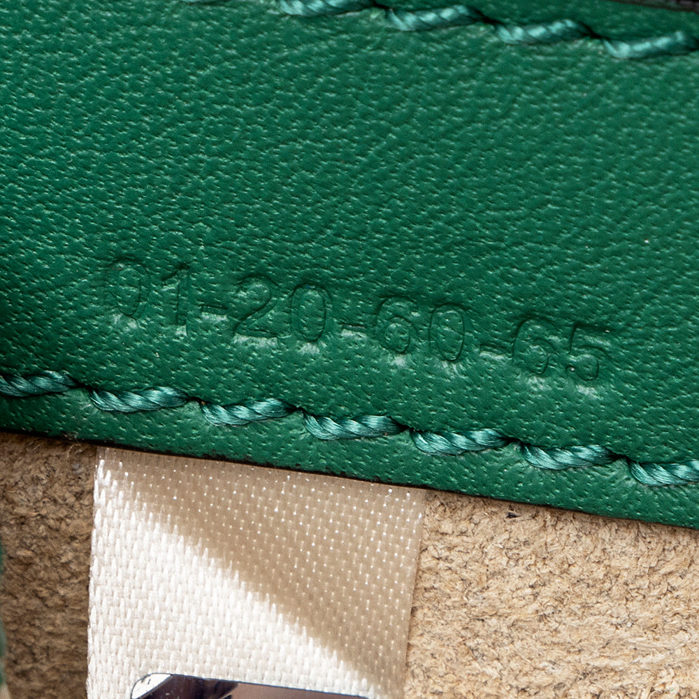 Chloe Calfskin Crocodile Embossed Mini C Vanity Bag (SHF-20712)