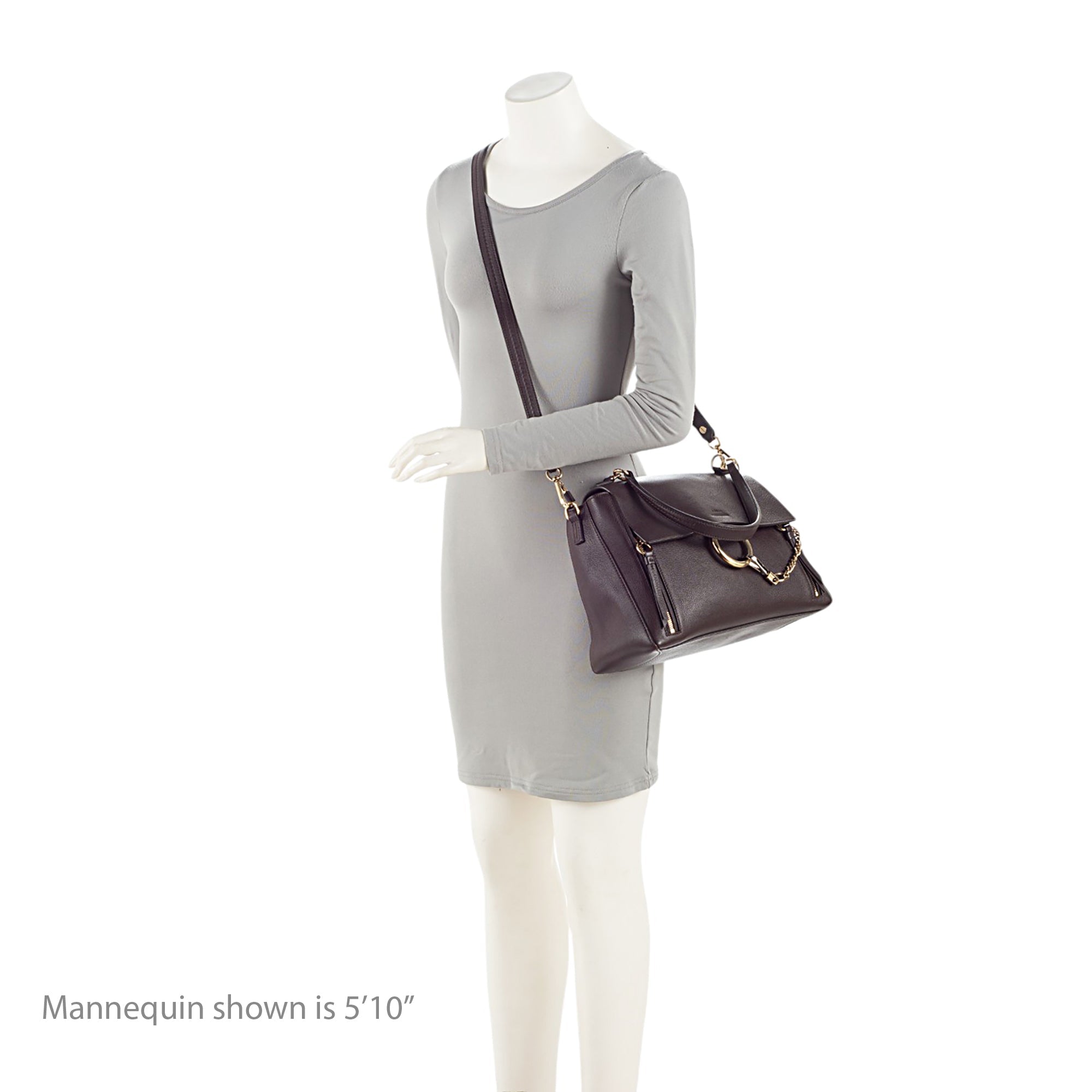 Chloe Calfskin Faye Day Medium Shoulder Bag (SHF-c4lA4C)