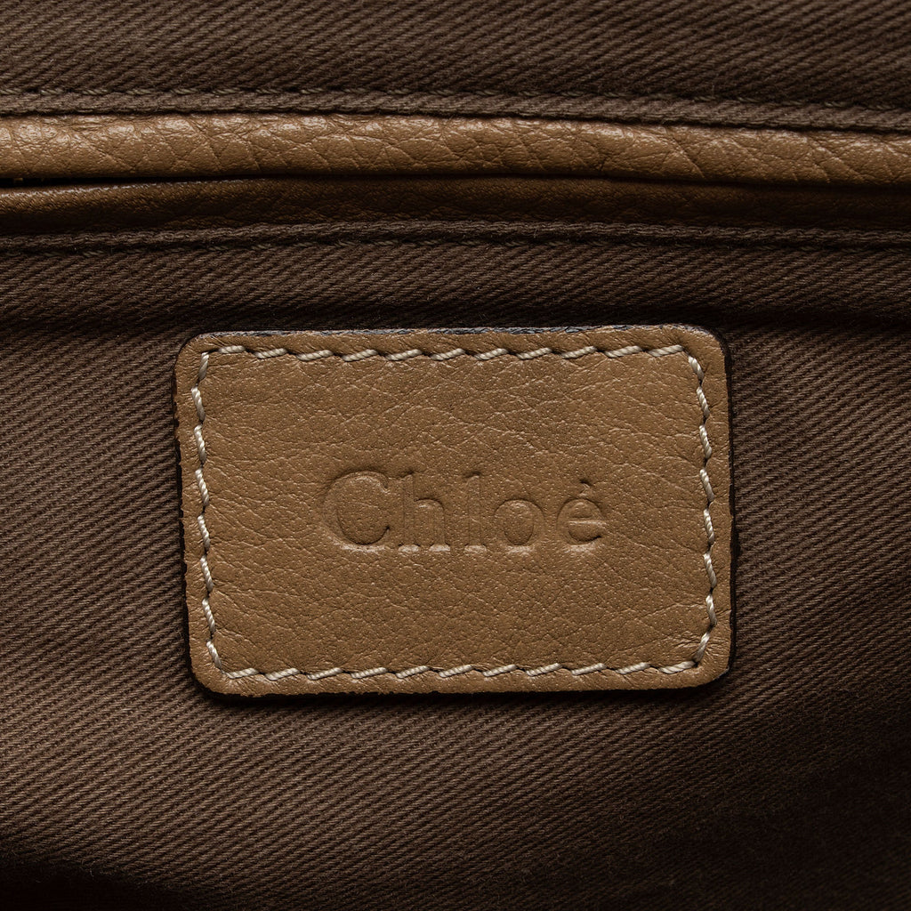 Chloe Calfskin Marcie Large Satchel (SHF-sZLBMz)