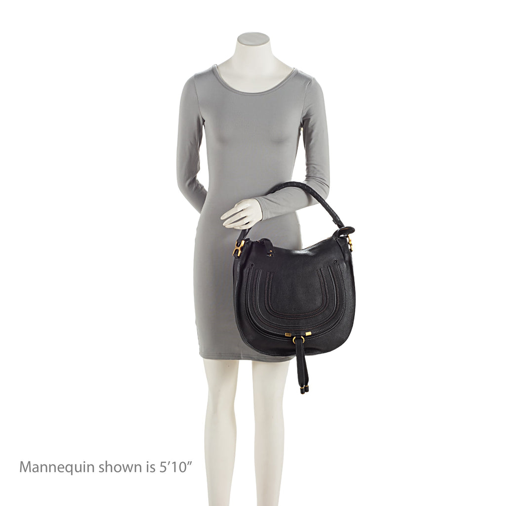 Chloe Calfskin Marcie Medium Hobo (SHF-qOGrvJ)