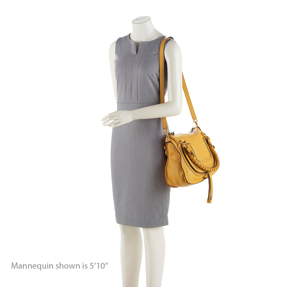 Chloe Calfskin Marcie Medium Satchel (SHF-19716)