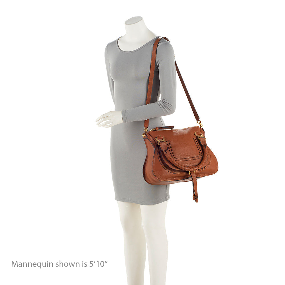 Chloe Calfskin Marcie Medium Satchel (SHF-20937)