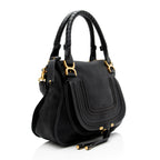 Chloe Calfskin Marcie Medium Satchel (SHF-sGHNMx)