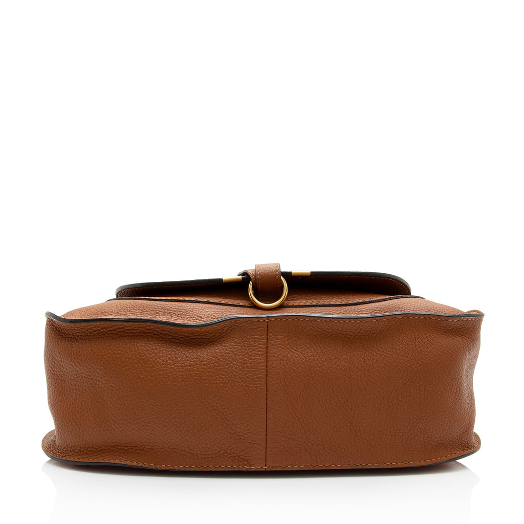 Chloe Calfskin Marcie Medium Satchel (SHF-d6irRV)