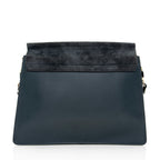 Chloe Calfskin Suede Faye Medium Shoulder Bag (SHF-18263)