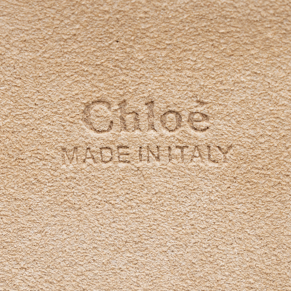 Chloe Calfskin Suede Faye Medium Shoulder Bag (SHF-19335)