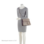 Chloe Calfskin Suede Faye Medium Shoulder Bag (SHF-Jb7npx)