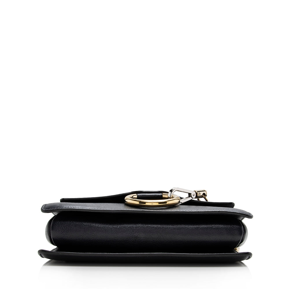 Chloe Calfskin Suede Faye Small Shoulder Bag - FINAL SALE (SHF-16306)