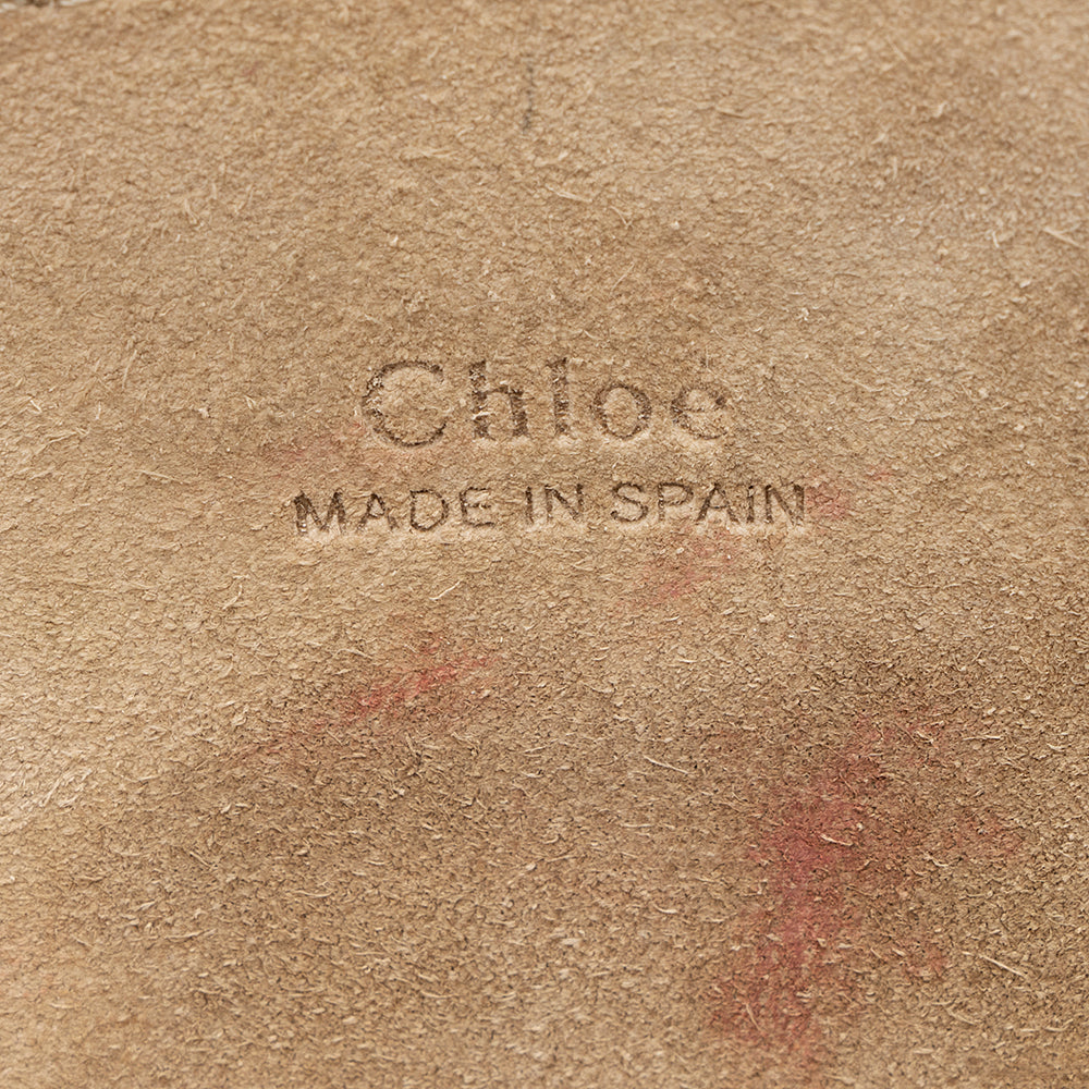 Chloe Calfskin Suede Faye Small Shoulder Bag - FINAL SALE (SHF-20135)