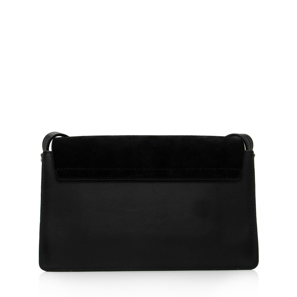 Chloe Calfskin Suede Faye Small Shoulder Bag (SHF-lEvcU8)