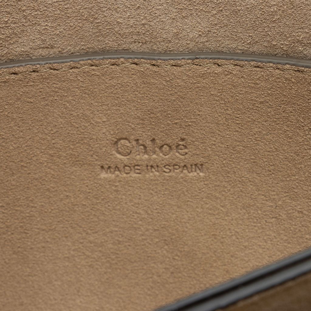 Chloe Calfskin Suede Faye Small Shoulder Bag (SHF-dEiGcv)
