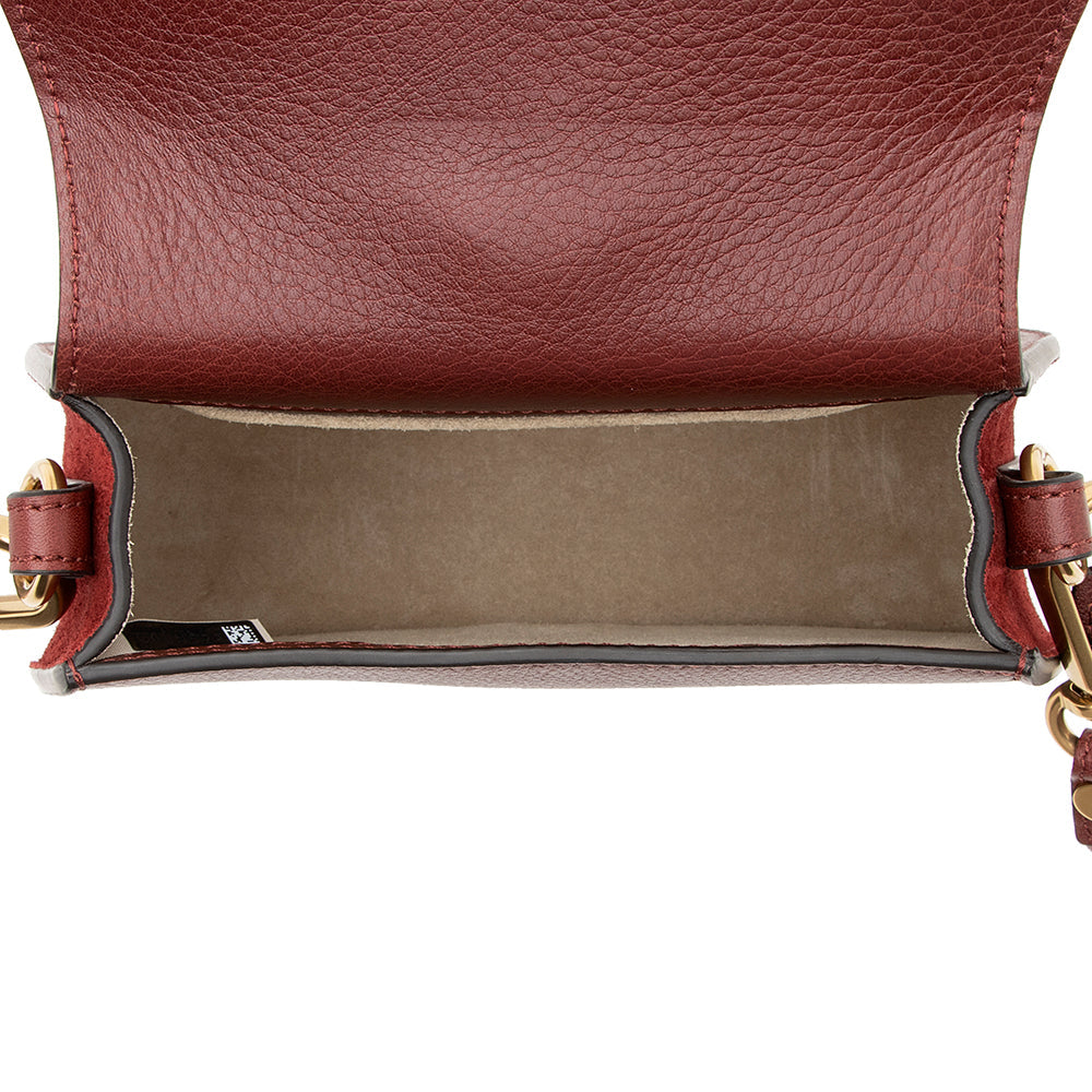 Chloe Calfskin Suede Nile Small Bracelet Bag (SHF-20119)