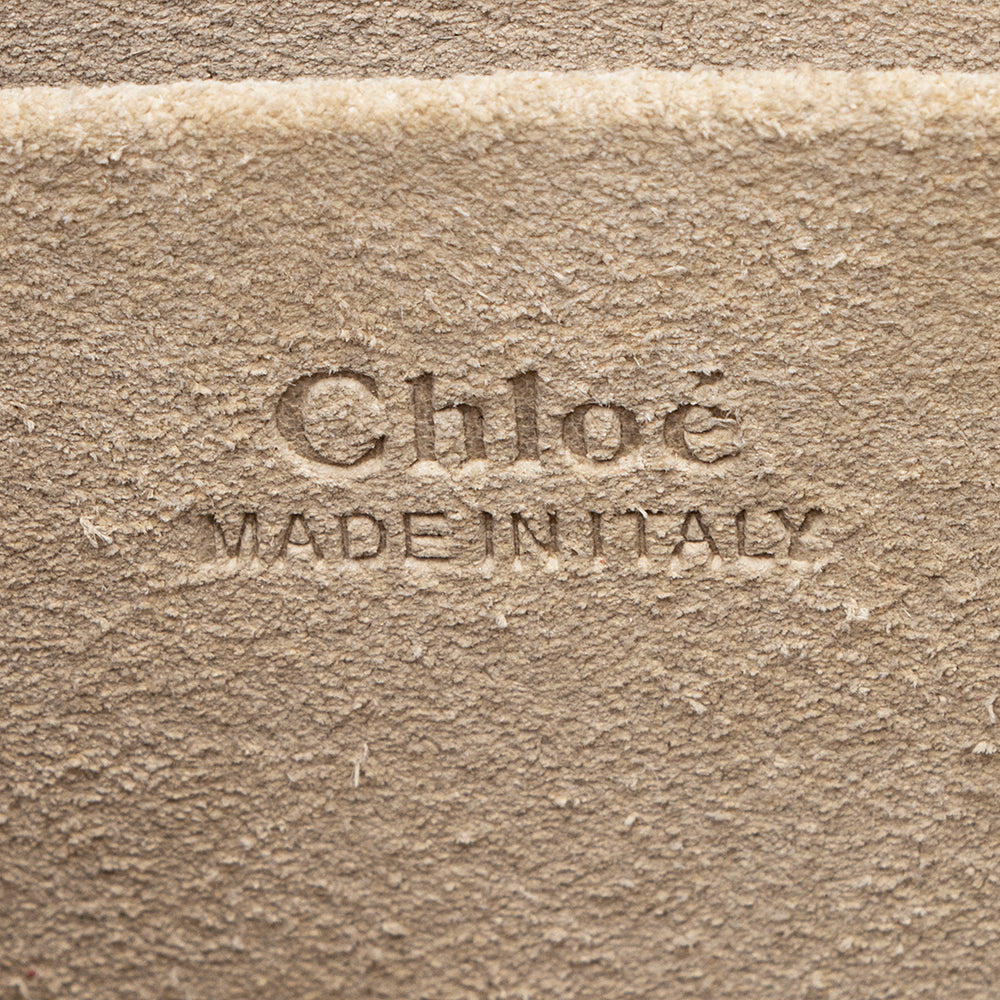 Chloe Calfskin Suede Nile Small Bracelet Bag (SHF-20119)