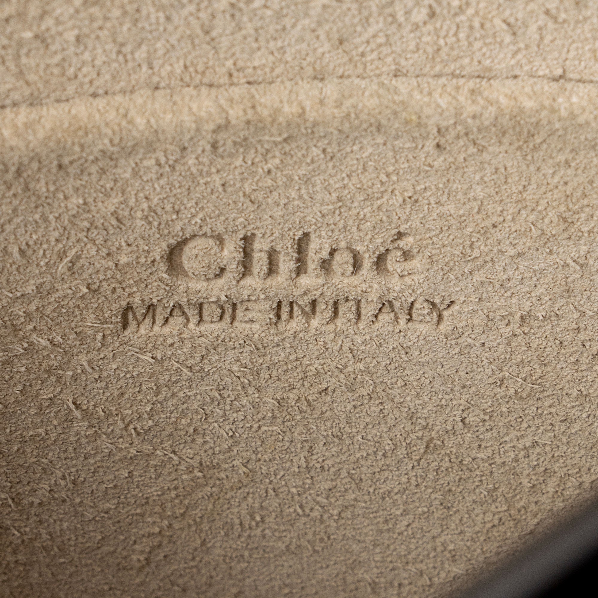 Chloe Calfskin Suede Nile Small Bracelet Bag (SHF-eEyeqL)