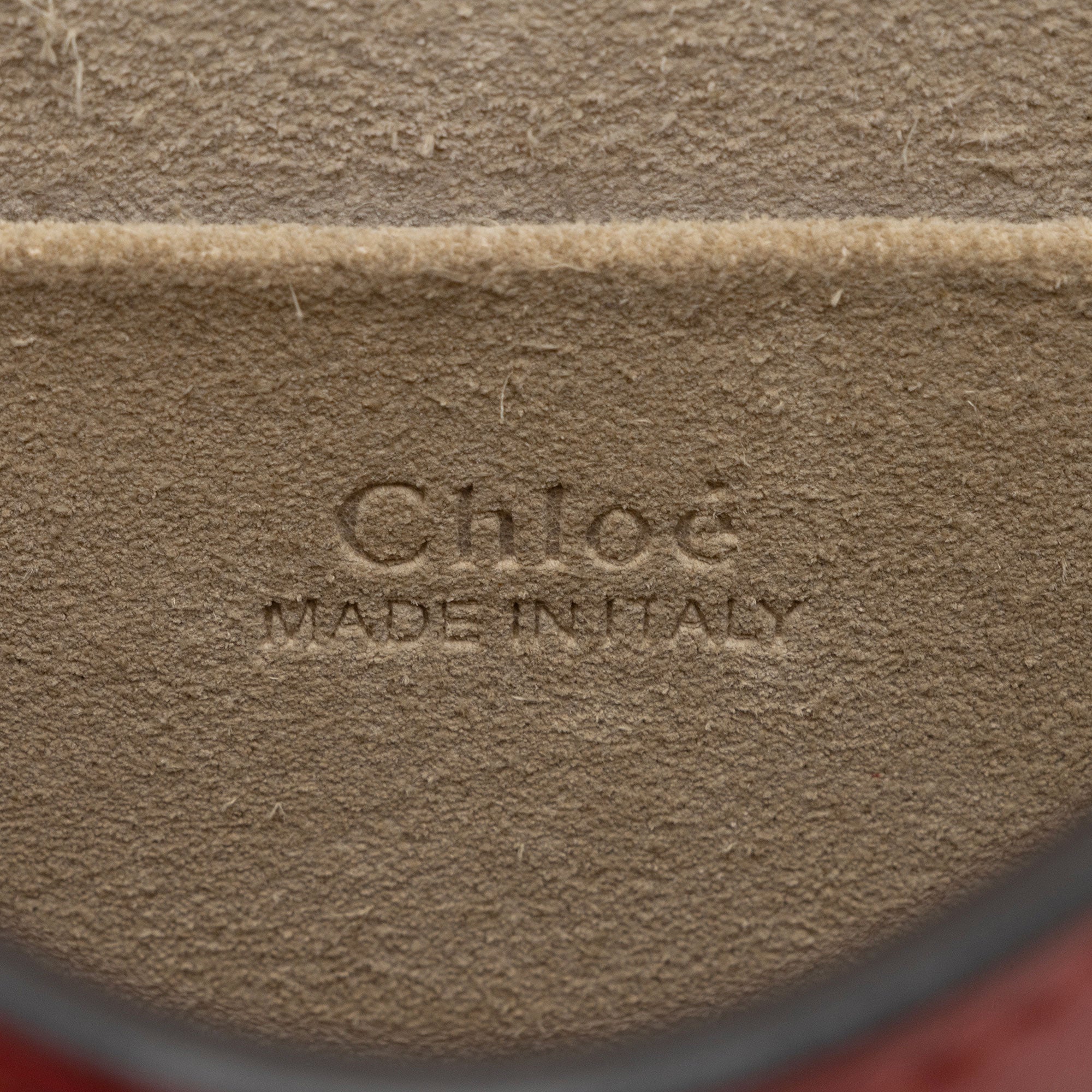 Chloe Calfskin Suede Nile Small Bracelet Bag (SHF-Cj2VOC)