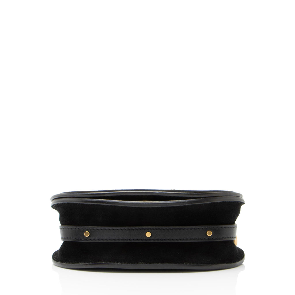 Chloe Calfskin Suede Nile Small Bracelet Bag