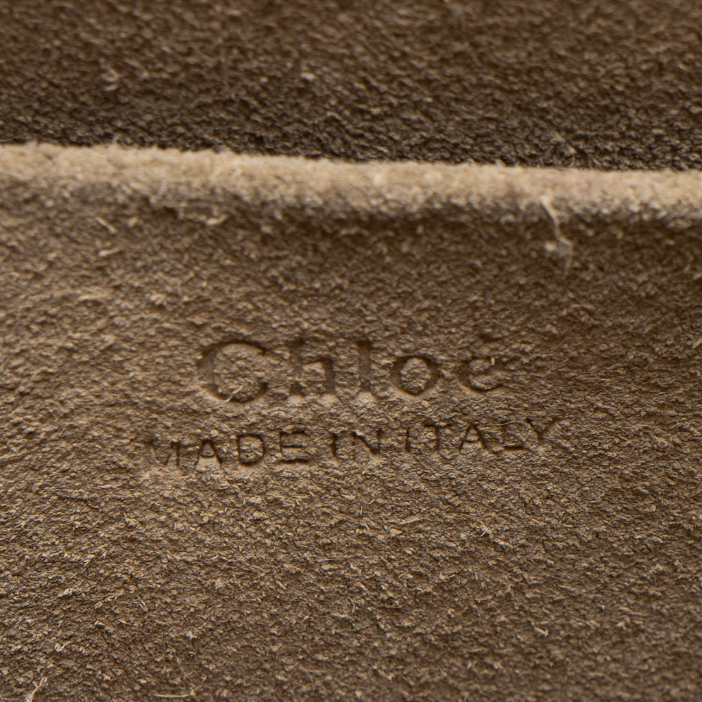 Chloe Calfskin Suede Nile Small Bracelet Bag