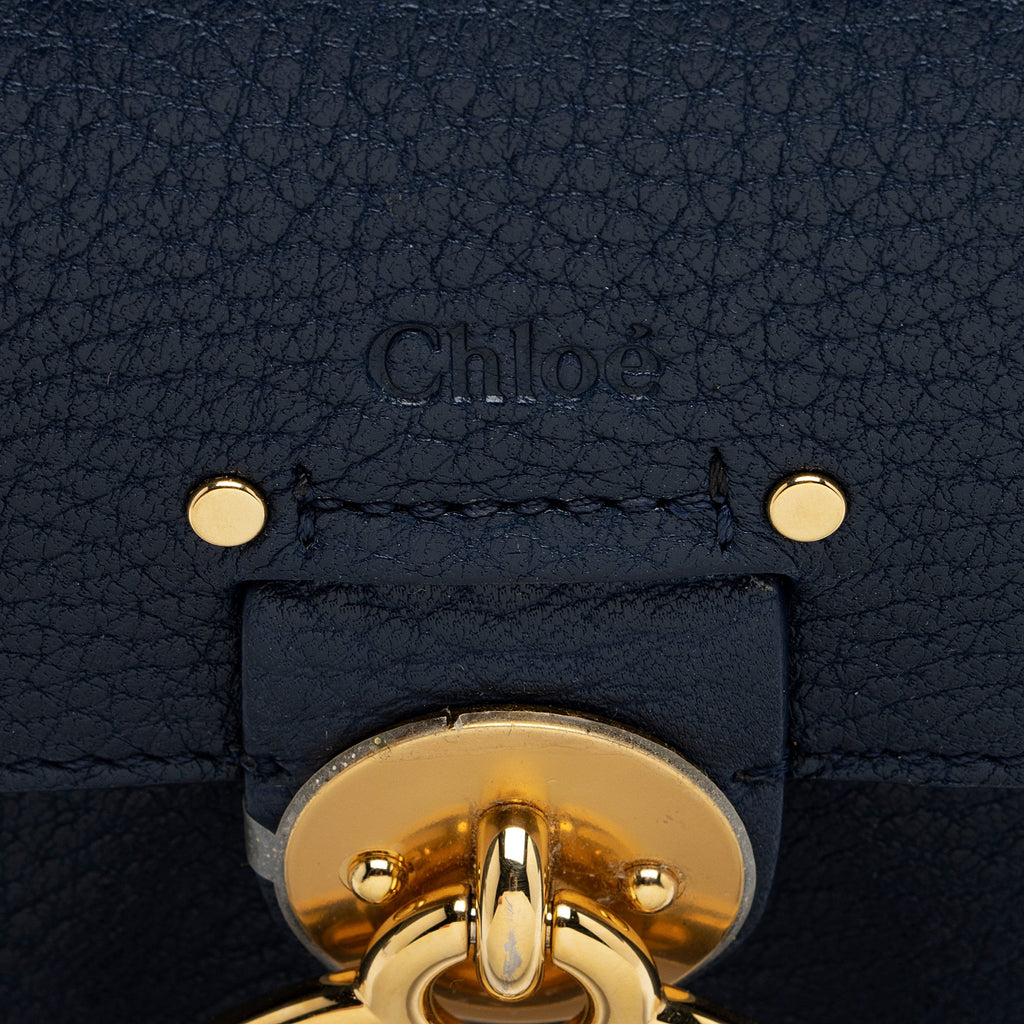Chloe Calfskin Tess Small Shoulder Bag (SHF-78Bn89)