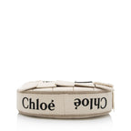 Chloe Linen Canvas Woody Crossbody Bag (SHF-wyyqtV)
