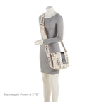 Chloe Linen Canvas Woody Crossbody Bag (SHF-wyyqtV)