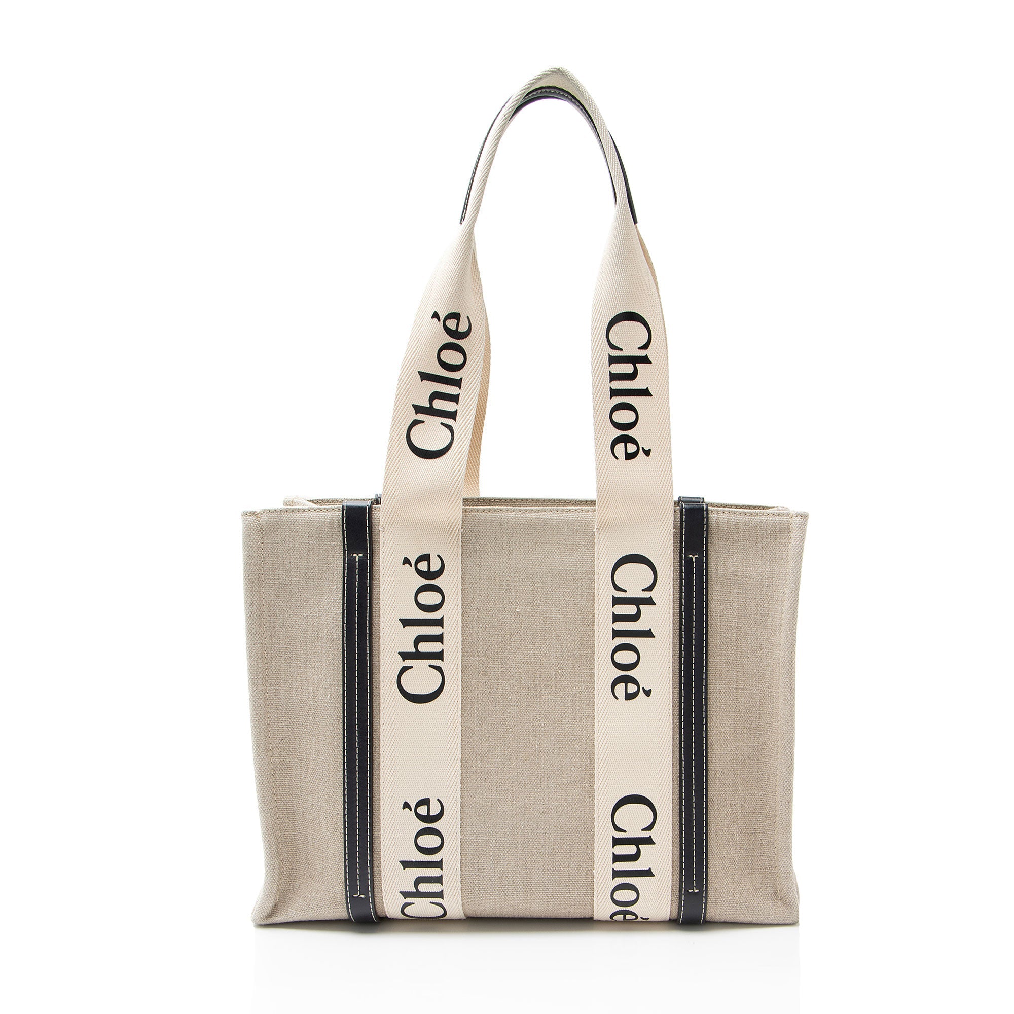 Chloe Canvas Woody Medium Tote