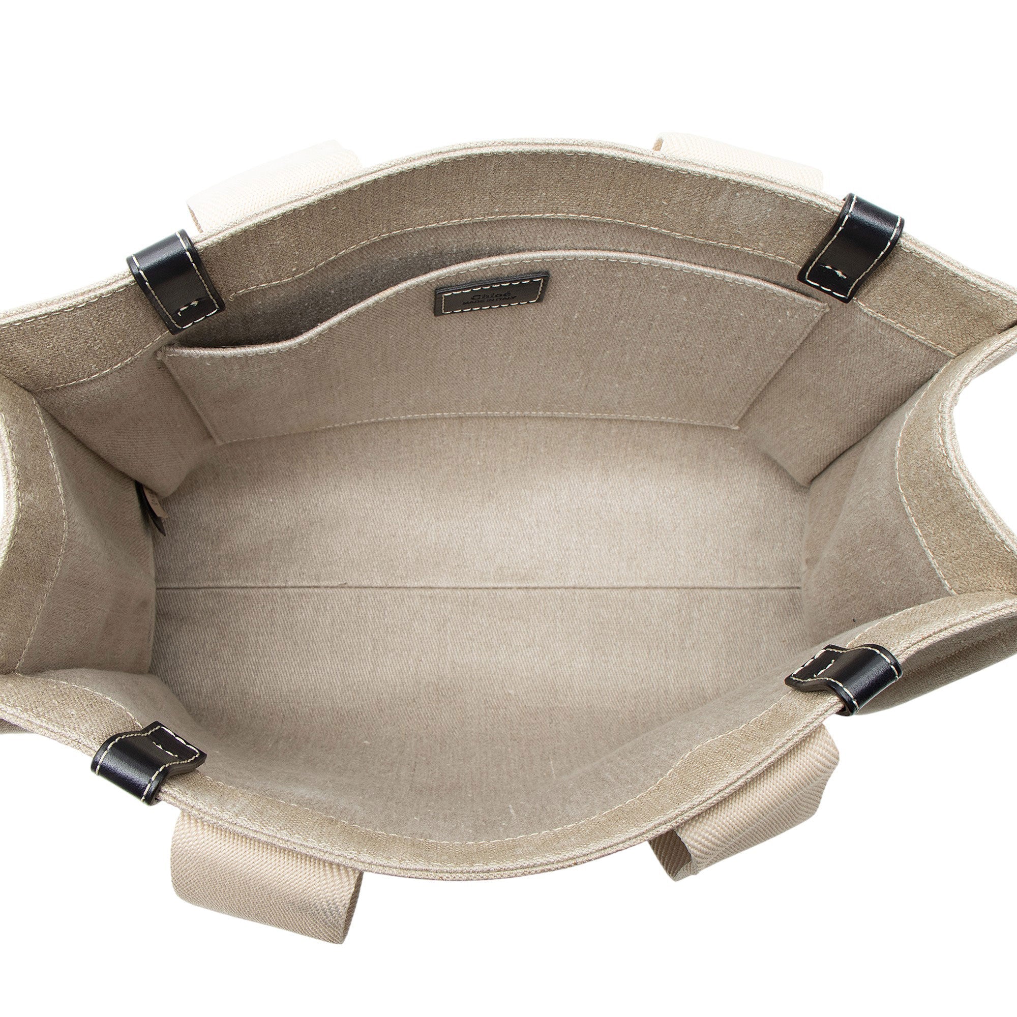 Chloe Canvas Woody Medium Tote