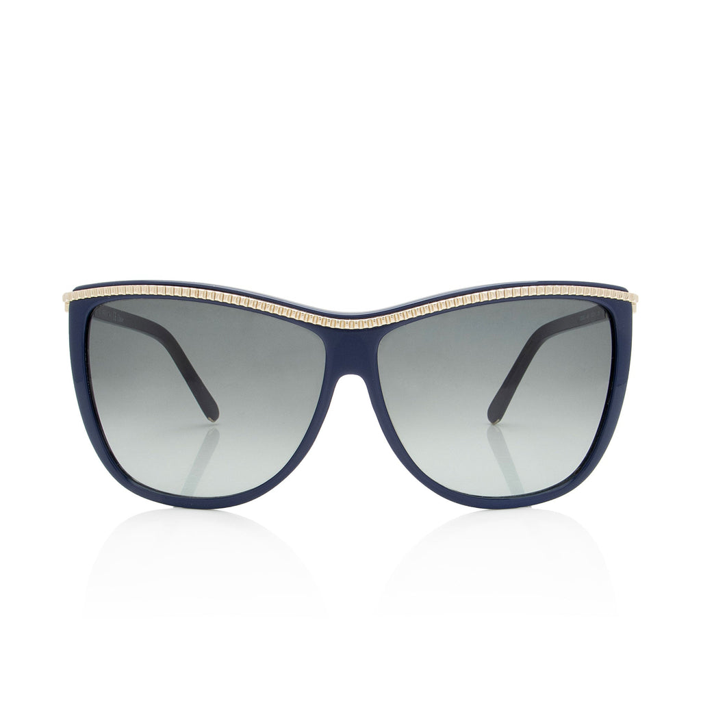 Chloe Chain Rectangular Sunglasses