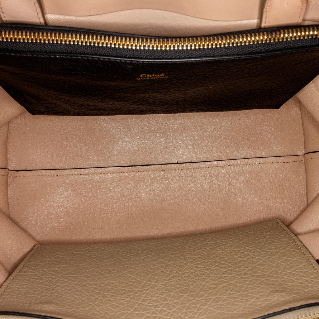 Chloe Charlotte Leather Tote Bag (SHG-25044)