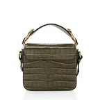 Chloe Croc Embossed C Mini Top Handle Bag (SHF-18176)