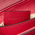 Chloe Croc Embossed Calfskin Aby Lock Small Top Handle