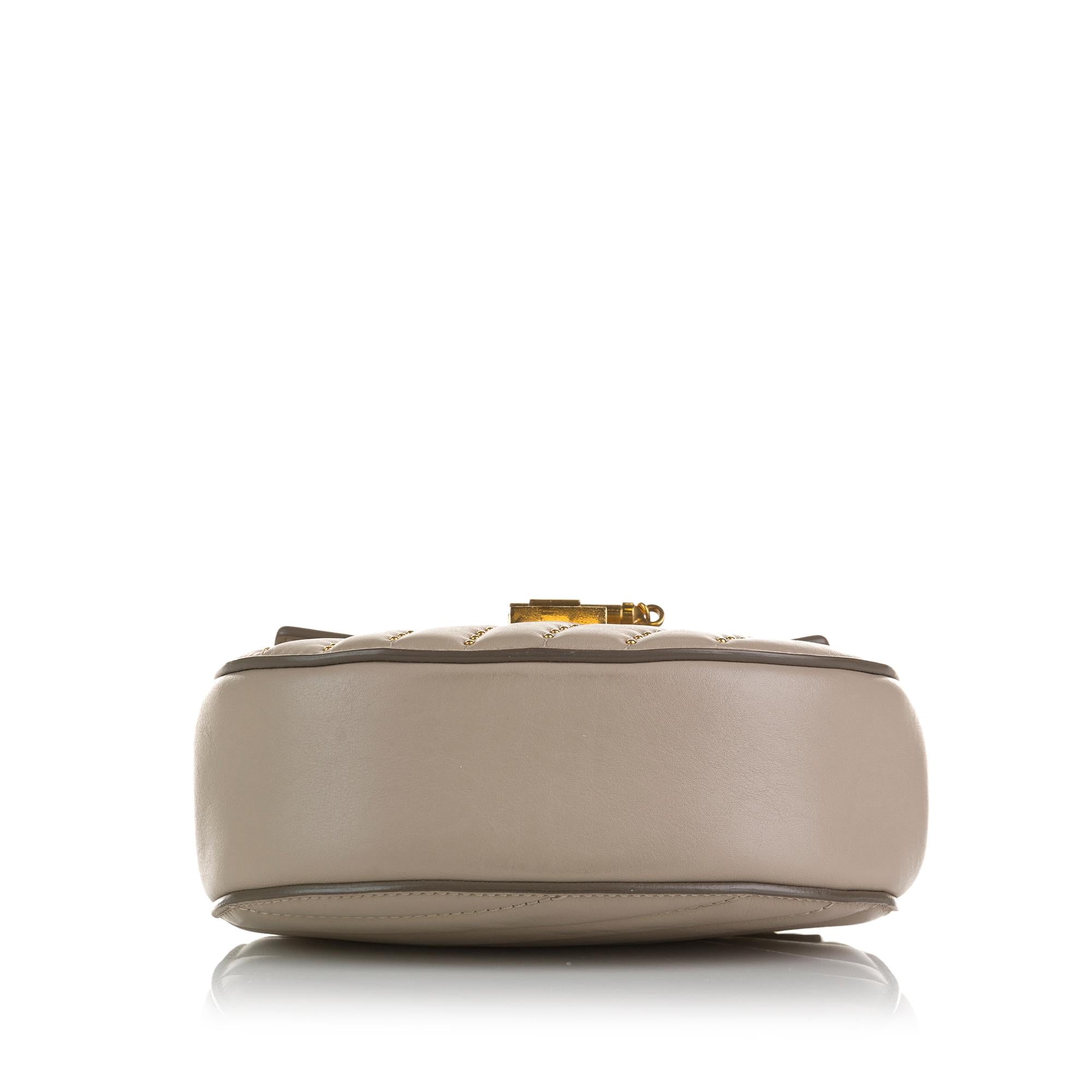 Chloe Drew Bijou Studded Leather Crossbody Bag (SHG-fiOW3d)