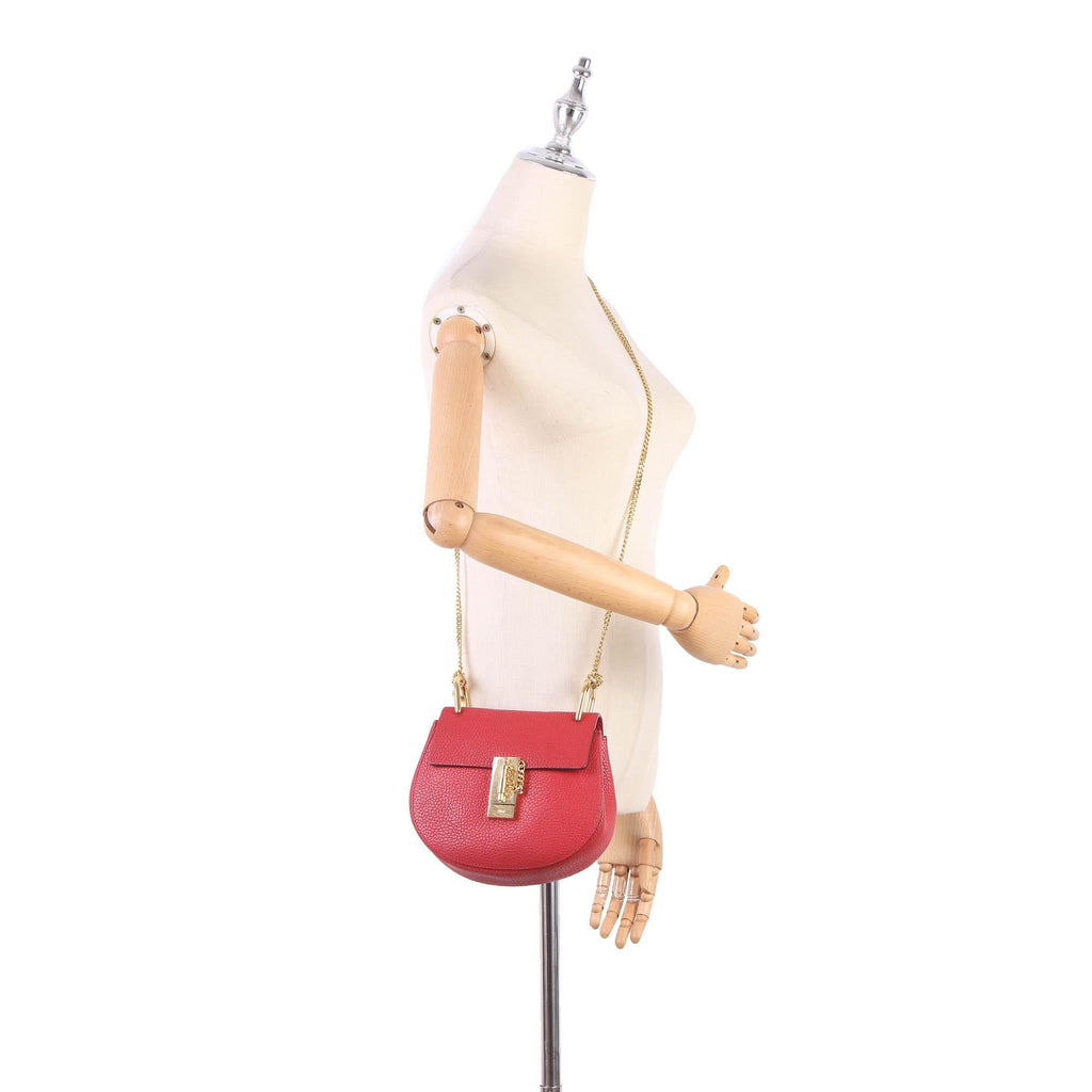 Chloe Drew Leather Crossbody Bag (SHG-28922)