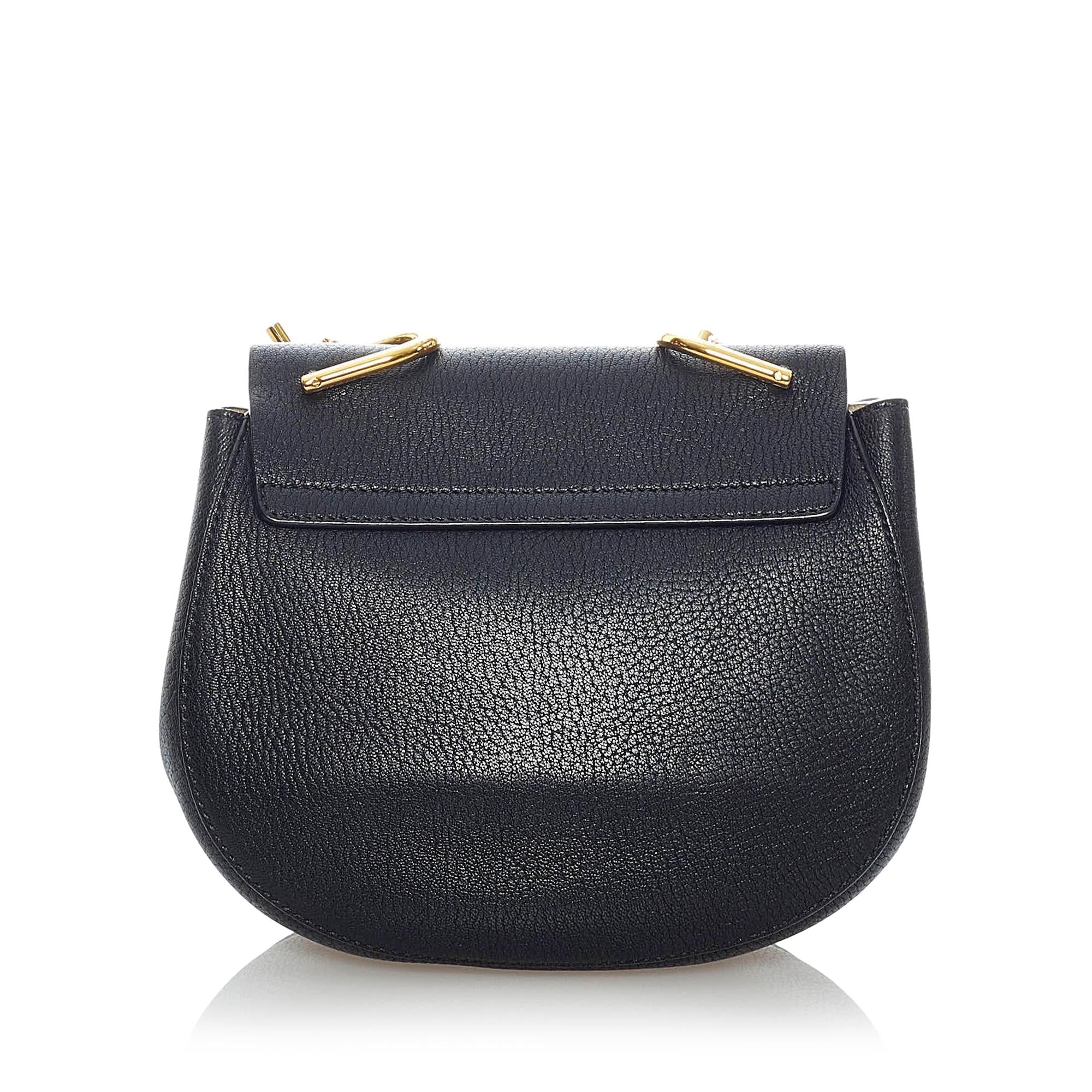 Chloe Drew Leather Crossbody Bag (SHG-31129)