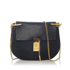 Chloe Drew Leather Crossbody Bag (SHG-31129)