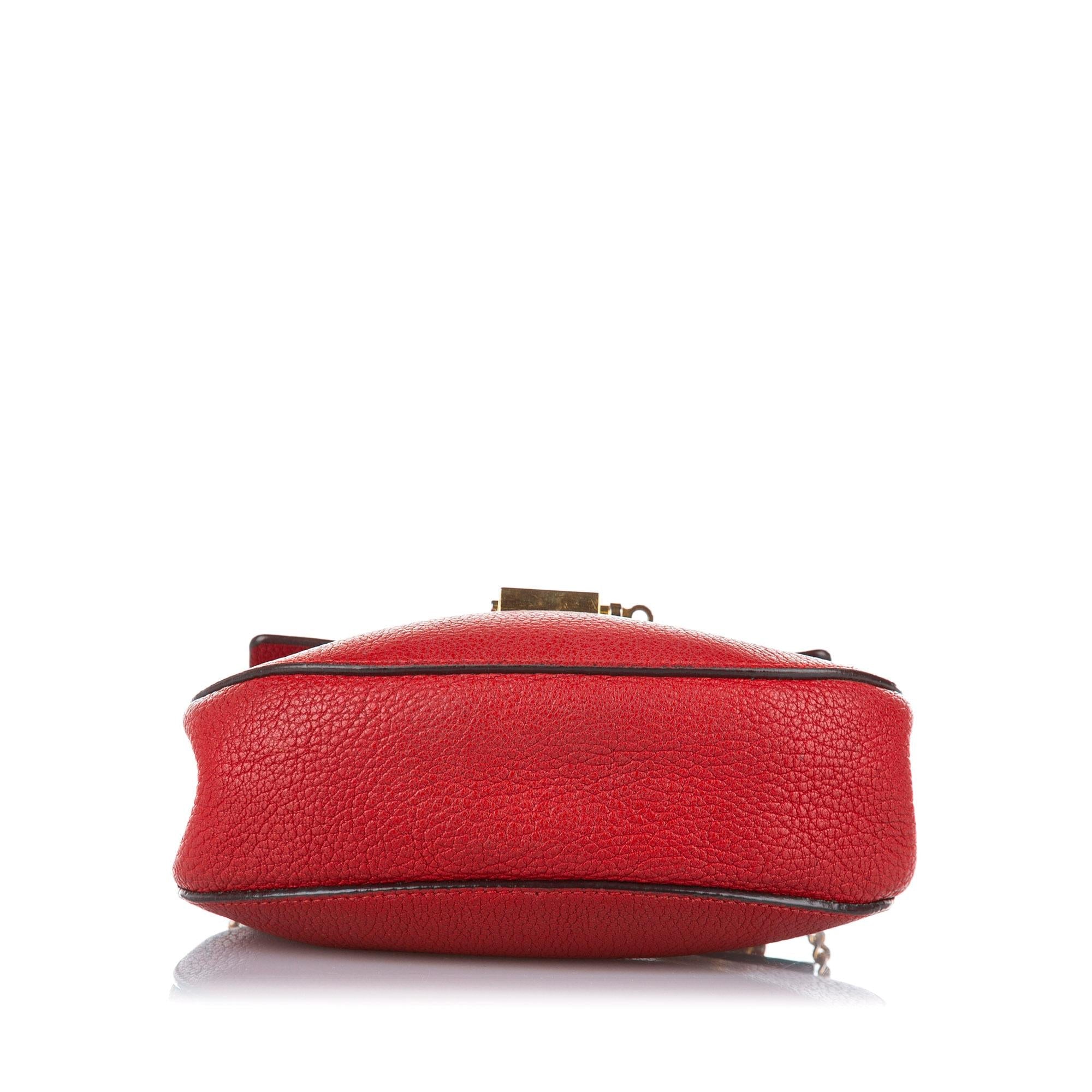 Chloe Drew Leather Crossbody Bag (SHG-qaffNc)