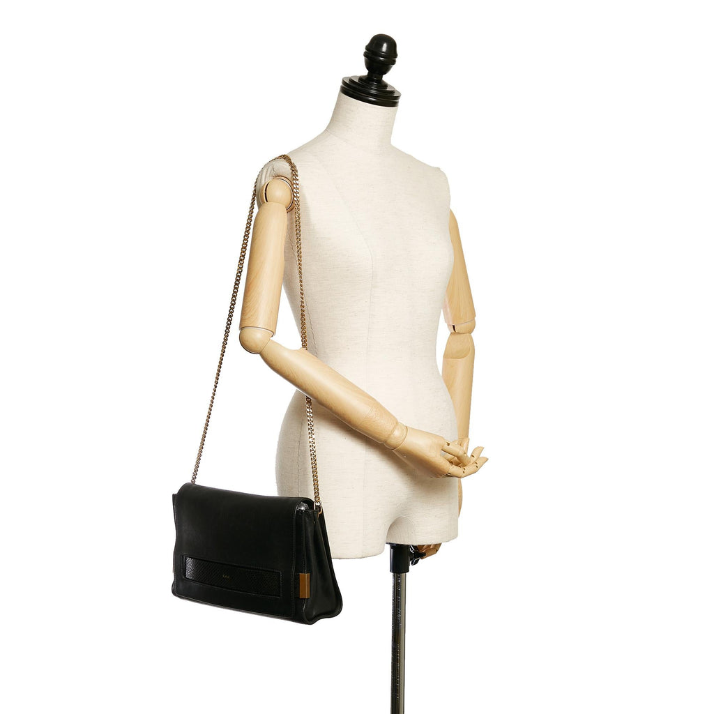 Chloe Elle Leather Crossbody Bag (SHG-28312)