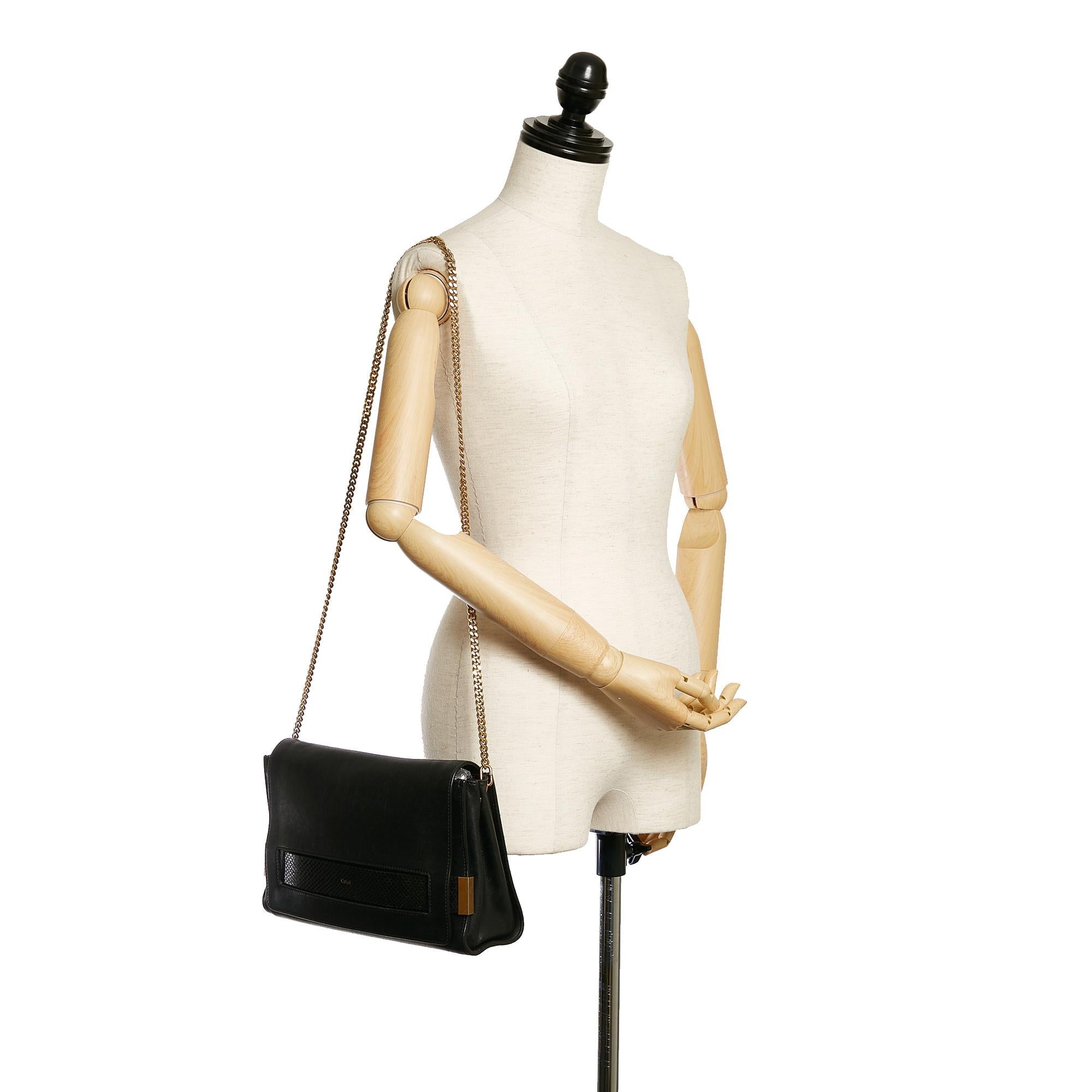 Chloe Elle Leather Crossbody Bag (SHG-28312)