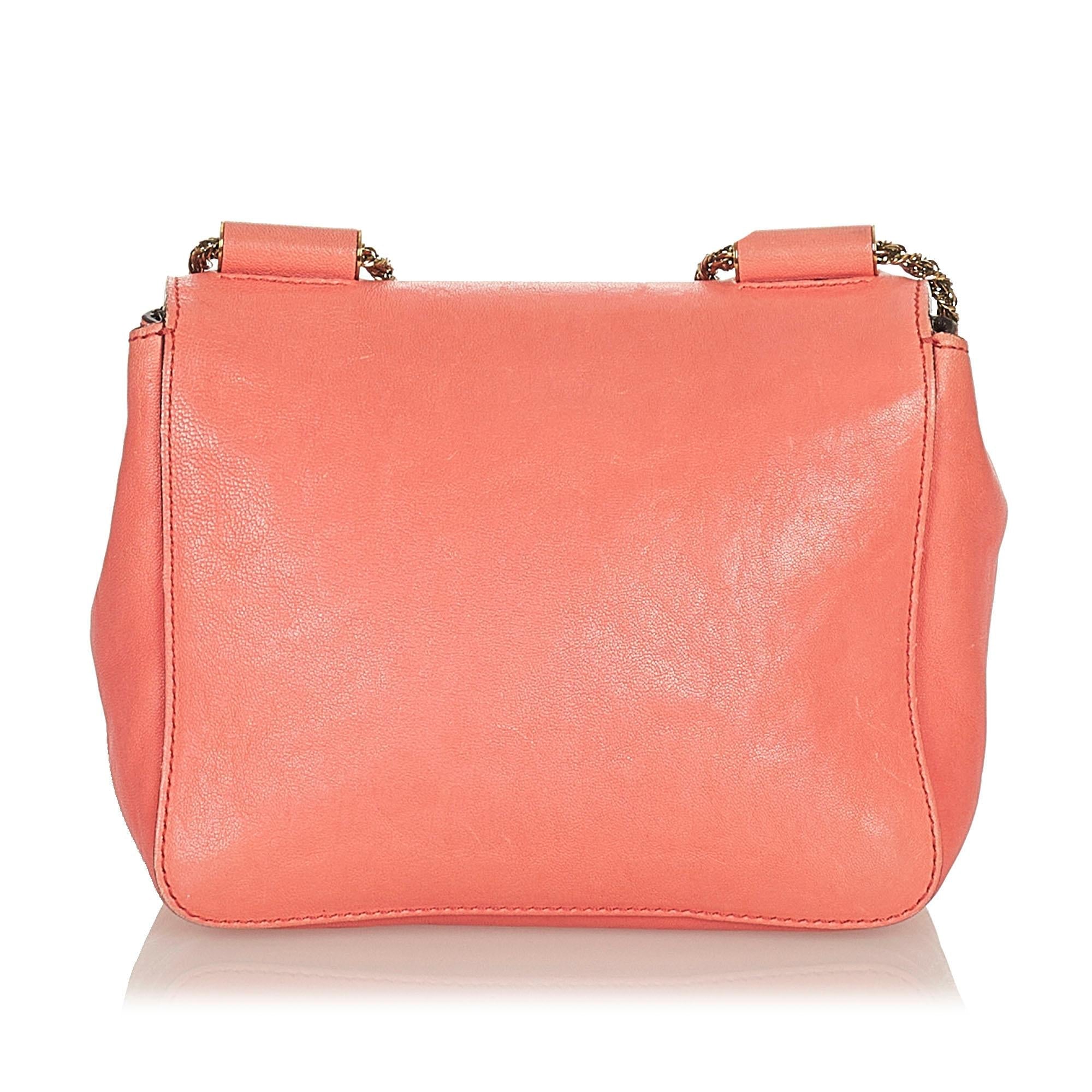 Chloe Elsie Leather Crossbody Bag (SHG-27135)